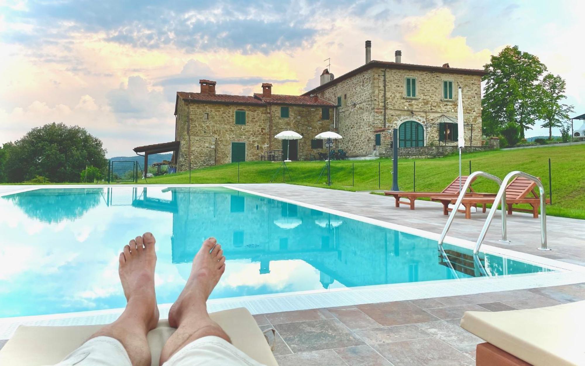 Agriturismo I Poggilunghi Civitella in Val di Chiana Luaran gambar