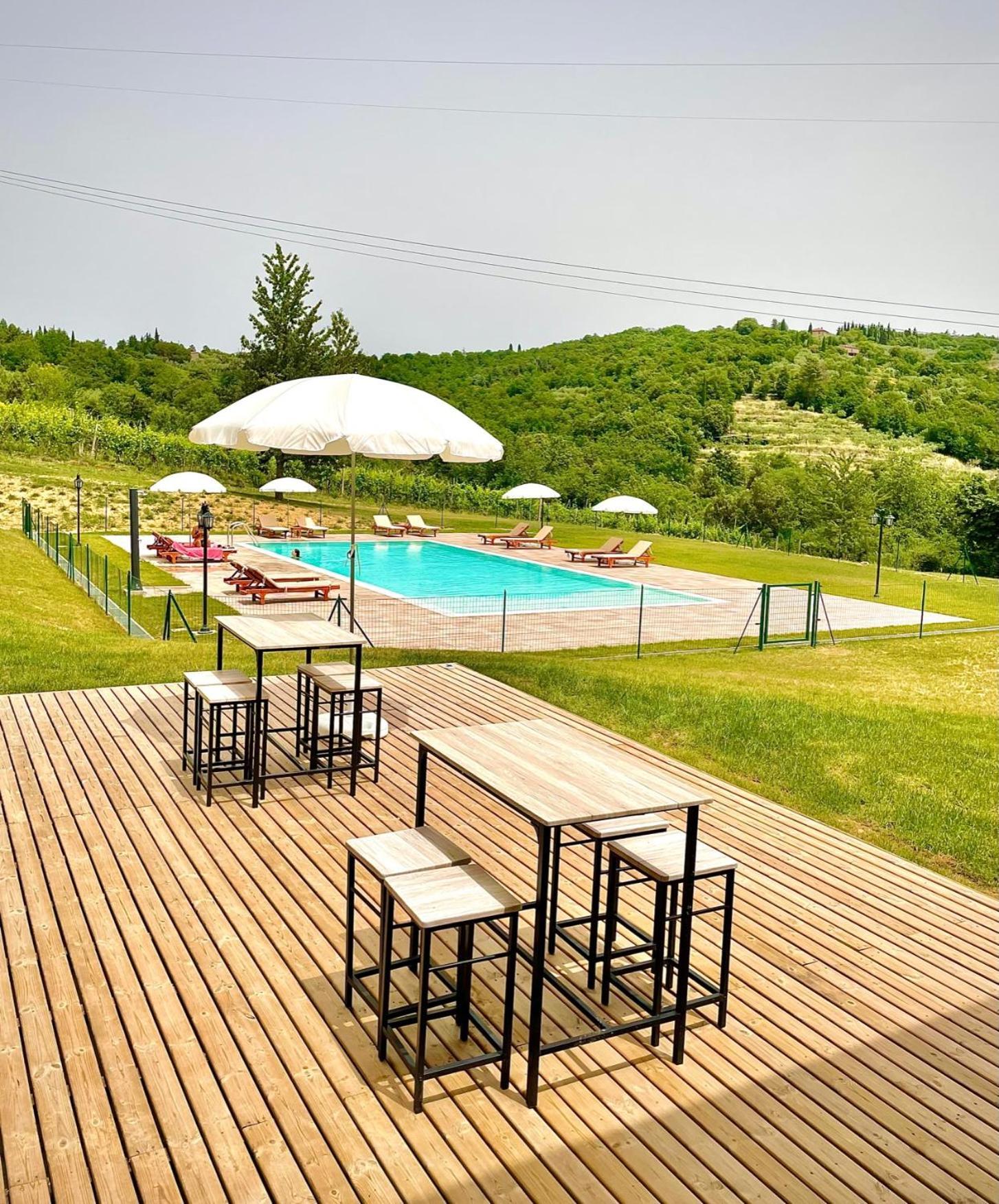 Agriturismo I Poggilunghi Civitella in Val di Chiana Luaran gambar